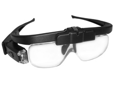Лупа налобная Kromatech 1.5/2.0/2.5/3.5/4.0/4.5x с подсветкой 2 LED 23149b279