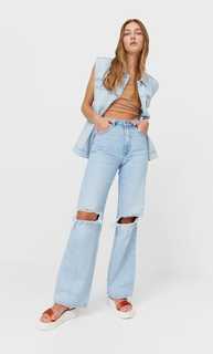 Stradivarius Базовый Топ-Бандо Цвет Камня S