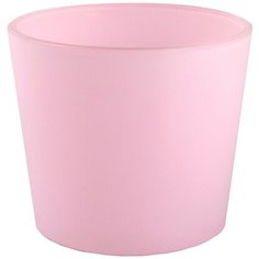 Кашпо NinaGlass Бетти d11,5 см 0.6 л стеклянное розовое