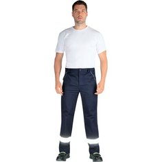 Защитные брюки БАЛТИКА-1 Хлопок 56-58 164 см темно-синий Без бренда
