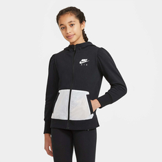 Подростковая толстовка Air French Terry Big Kids (Girls) Full-Zip Hoodie Nike