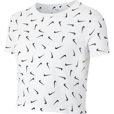 Подростковая футболка Tee Crop Swooshfetti Nike