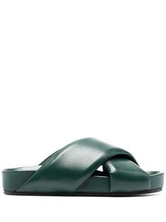 Jil Sander сандалии с дутыми ремешками