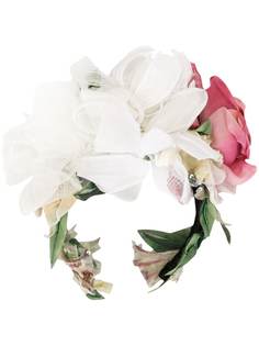 Dolce & Gabbana ободок с цветочным декором
