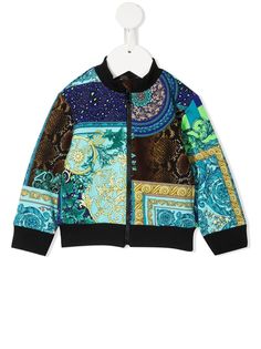 Versace Kids куртка с принтом Baroque