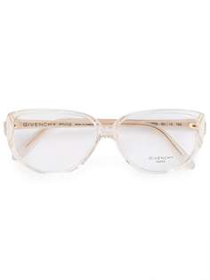 Givenchy Pre-Owned солнцезащитные очки в оправе кошачий глаз