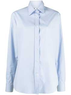 Off-White рубашка с длинными рукавами и вышивкой