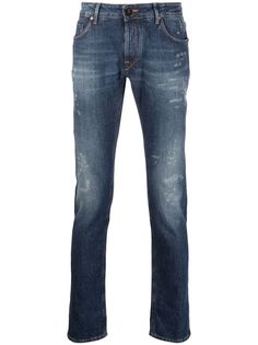 Hand Picked прямые джинсы средней посадки