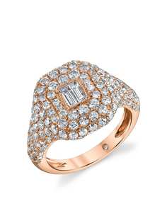 SHAY кольцо Essential из розового золота с бриллиантами