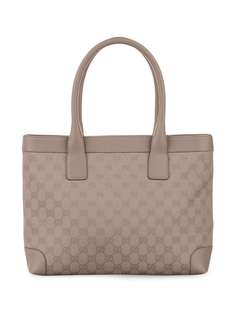 Gucci Pre-Owned сумка-тоут из канваса с логотипом GG