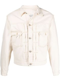Maison Margiela джинсовая куртка с бахромой