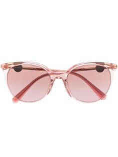 Versace Eyewear солнцезащитные очки в прозрачной оправе