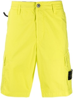 Stone Island шорты Tela с нашивкой-логотипом