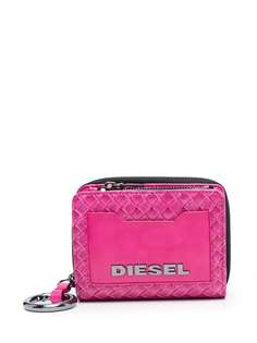 Diesel кошелек Ofridge с тиснением под кожу змеи