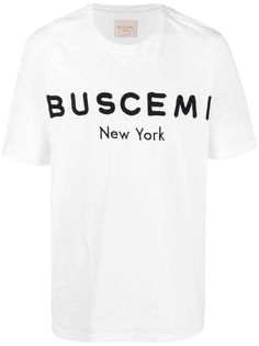 Buscemi футболка с вышитым логотипом