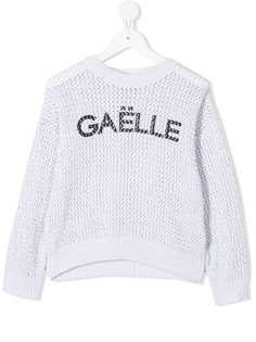 Gaelle Paris Kids джемпер с логотипом