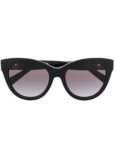 Valentino Eyewear солнцезащитные очки в оправе кошачий глаз с логотипом
