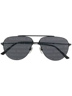 Balenciaga Eyewear солнцезащитные очки-авиаторы с логотипом