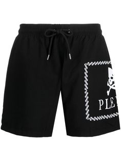 Philipp Plein плавки-шорты с кулиской и логотипом