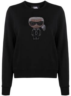 Karl Lagerfeld толстовка K/Ikonik с блестками