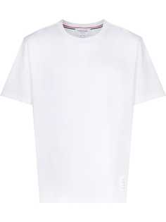 Thom Browne футболка с короткими рукавами и нашивкой-логотипом