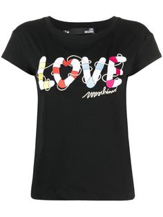 Love Moschino приталенная футболка с логотипом