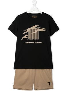 TRUSSARDI JUNIOR футболка и шорты с логотипом