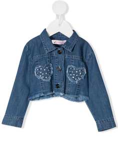 Miss Blumarine декорированная джинсовая куртка