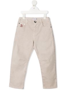 Brunello Cucinelli Kids брюки кроя слим