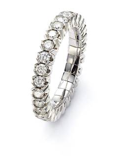 MATTIOLI кольцо Elastic Eternity из белого с бриллиантами
