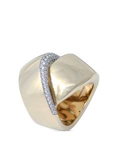 VHERNIER кольцо Abbraccio из белого золота с бриллиантами