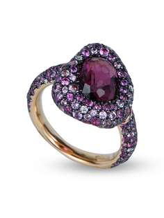 RODNEY RAYNER кольцо Via Roma из розового золота с бриллиантами