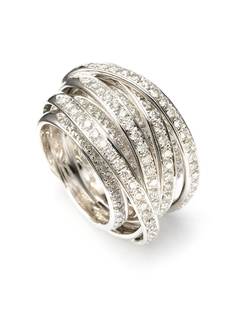 MATTIOLI кольцо из белого золота с бриллиантом