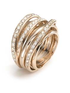 MATTIOLI кольцо из розового золота с бриллиантами