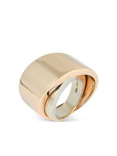 VHERNIER кольцо Tourbillon из розового и белого золота