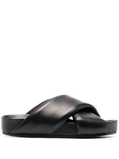 Jil Sander сандалии с дутыми ремешками