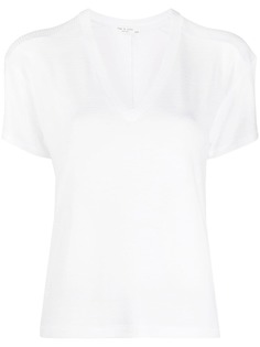 Rag & Bone топ из джерси с V-образным вырезом