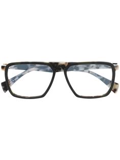 Yohji Yamamoto очки в оправе черепаховой расцветки