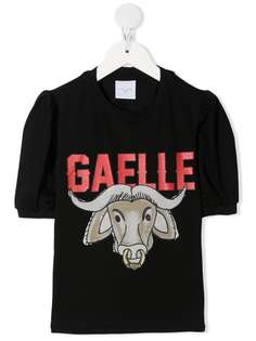 Gaelle Paris Kids футболка с принтом