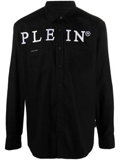 Philipp Plein джинсовая рубашка Iconic Plein