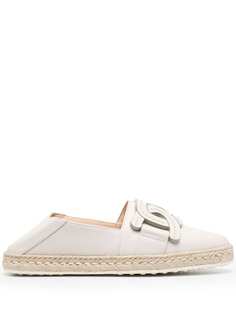 Tods эспадрильи с закругленным носком Tod’S