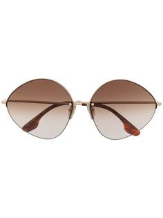 Victoria Beckham Eyewear солнцезащитные очки в овальной оправе
