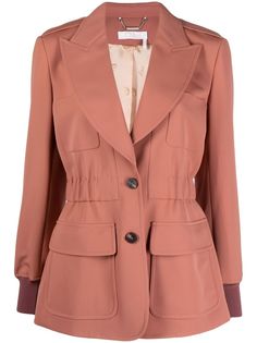 Chloé однобортный блейзер