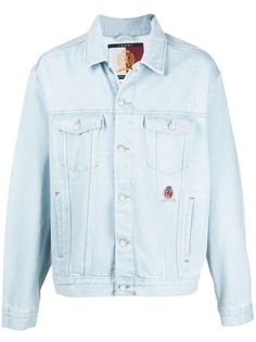 Hilfiger Collection джинсовая куртка с вышитым логотипом