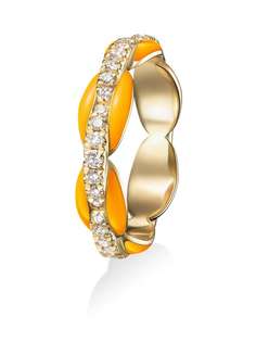 Melissa Kaye кольцо Ada из желтого золота с бриллиантом