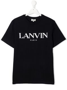 LANVIN Enfant футболка с логотипом