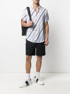 Emporio Armani рубашка с короткими рукавами и логотипом