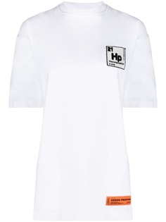 Heron Preston футболка с нашивкой-логотипом