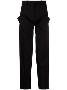 Y/Project зауженные брюки с завышенной талией