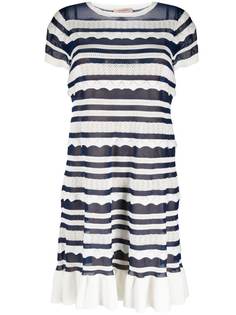 TWINSET трикотажное платье в полоску